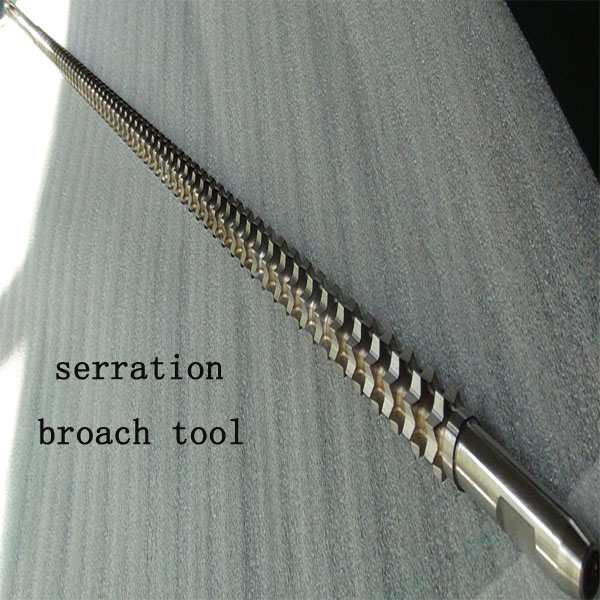 serration spline broach tool